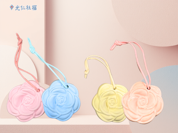 「山茶花擴香石」乙個